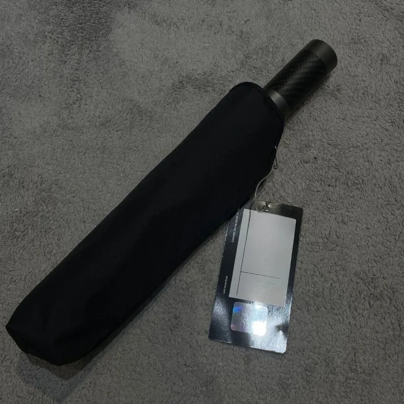Suitable For BMW Carbon Fiber Black Fully Automatic Folding Umbrella High-end Sun Protection Business Advertising Gift Umbrella