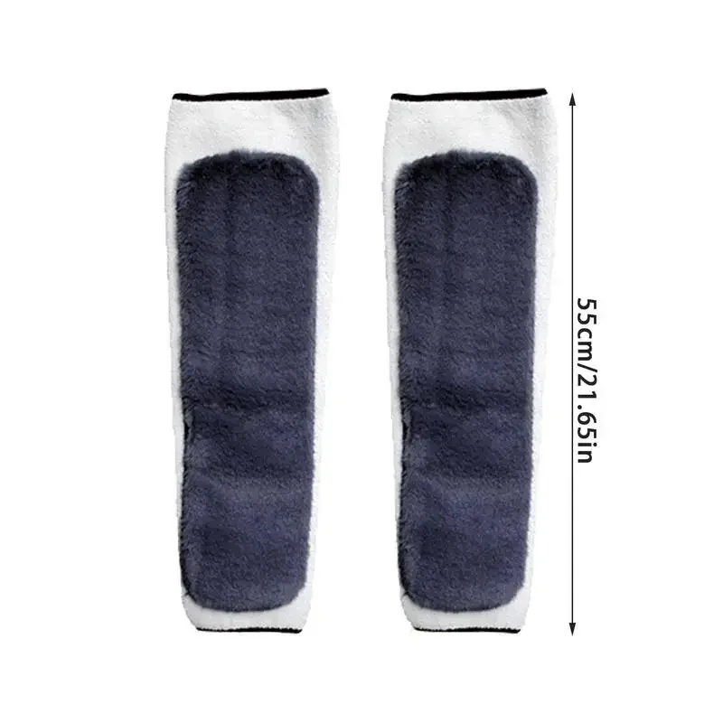 Cozy Cashmere Longer Thickened Imitation Rabbit Fur Warm Knee Pads Knee Support For Leg And Knees Cold Weather