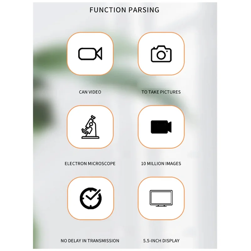 Microscópio digital de alta definição, 5.5-Polegada, 1000x, para reparo de celular, inspeção de qualidade de tecido, inspeção de qualidade, dur