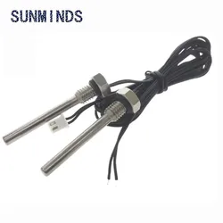 1pcs NTC Thermistor Temperature Sensor M8*1.25*40MM Screw Thread Probe Longer Resistance 10k 50K 100K B Value 3950/3435 L=1M