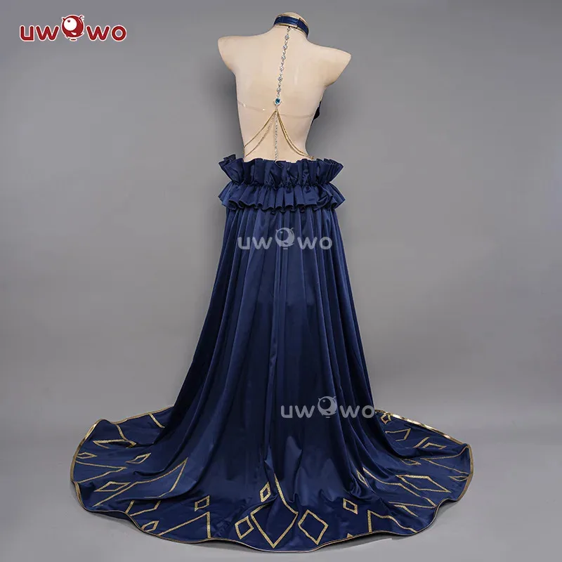 

zizi 2025 UWOWO C.C. Chessboard Party Gown Mahjongg Soul CC Lelouchh Cosplay Costume