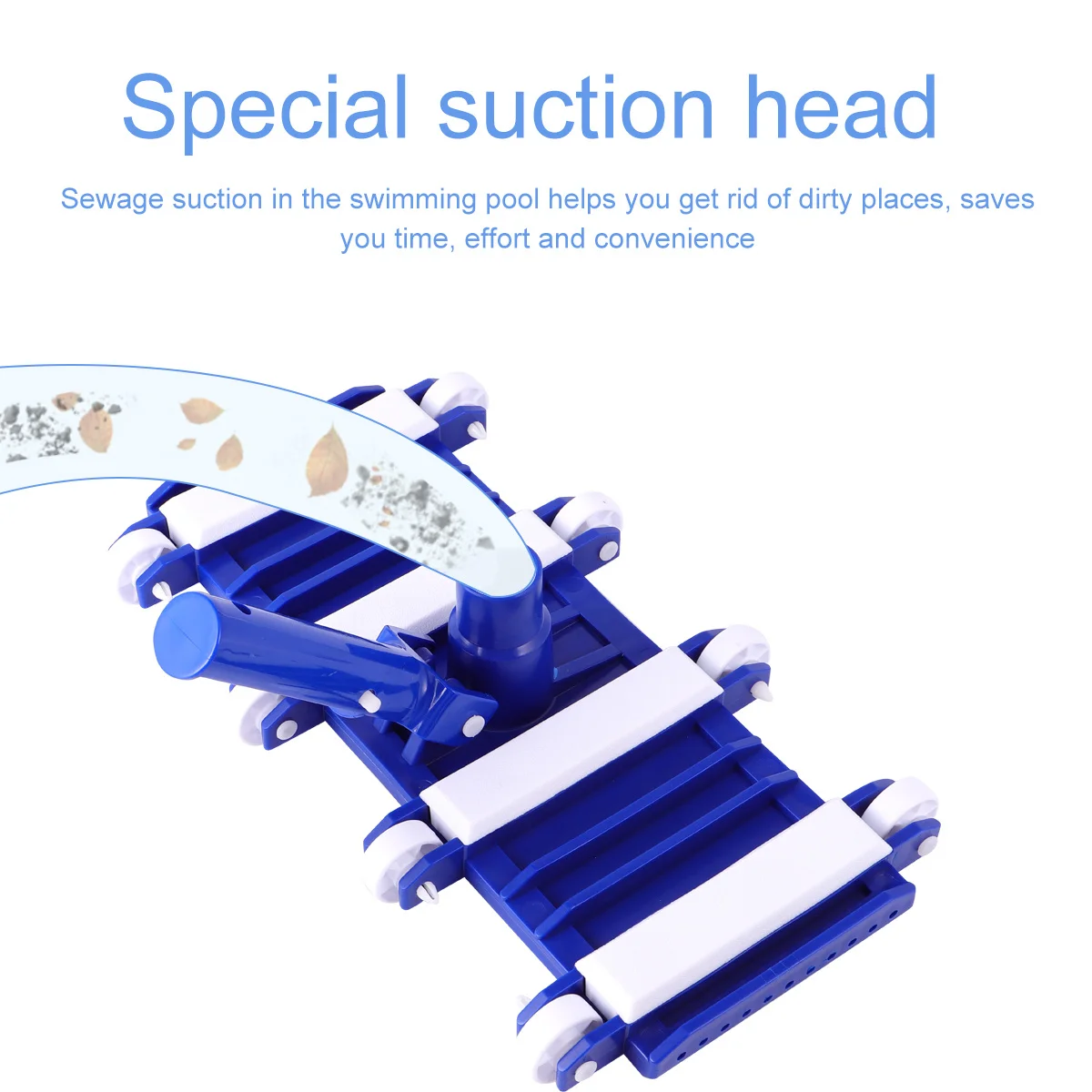 

Swimming Pool Cleaning Suction Head Plastic Weighted Tool for Pool Spa Pond Heavy Duty Leaf Collector Accessory