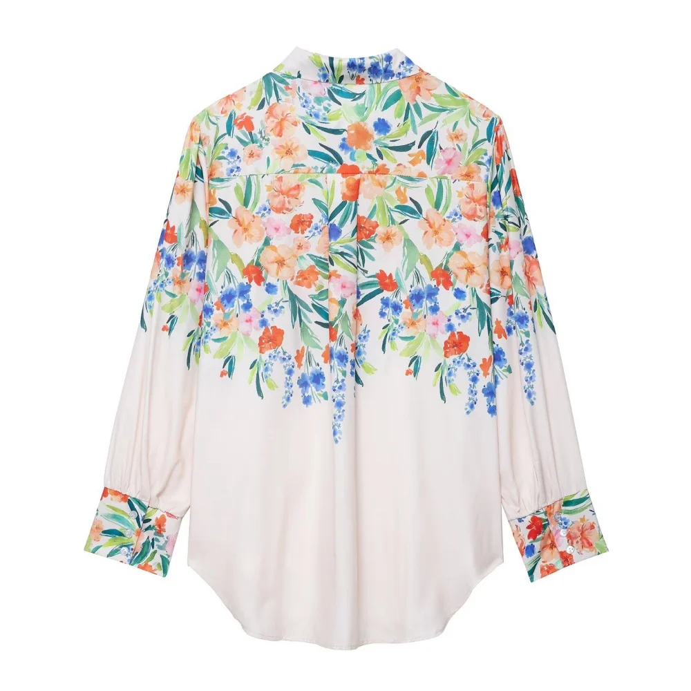 Women's Floral Printed Women's Shirts and Pants Spring/Summer New Product Casual Women's Clothing