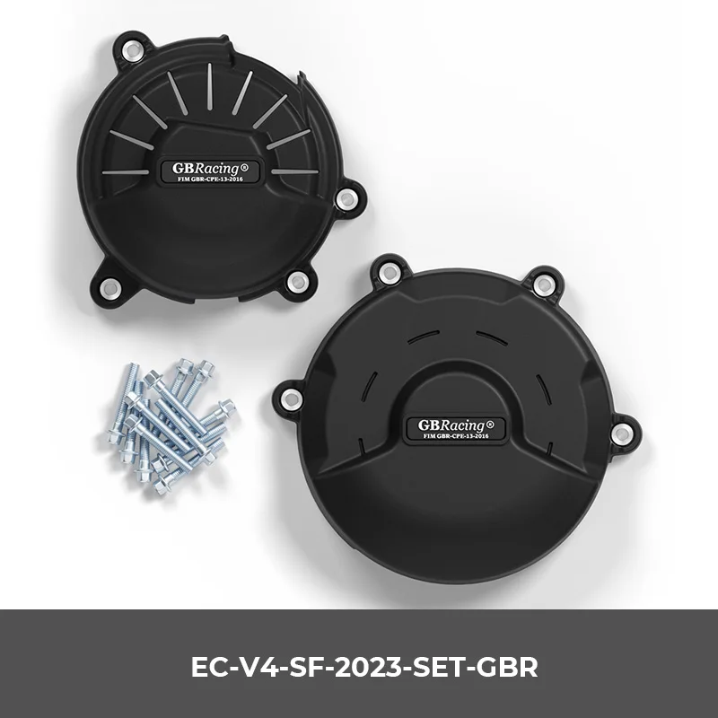 GBRacing Accesorios para Moto: Cubierta de Alternador para V4 y V4S STREETFIGHTER, Juego de Cubiertas de Motor 2023-2024, Carenados para Motocicleta