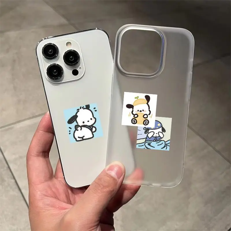 60 قطعة سانريو أنيمي الكرتون لطيف Pochacco ملصقات الغذاء الثلاجة قضية الهاتف الخليوي المحمول الغيتار ملصقات الكمبيوتر