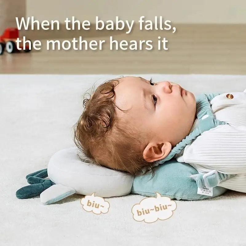 Q22D مسند الرأس لحديثي الولادة وسادة ظهر آمنة للأطفال الصغار وسادة حماية لرأس الطفل واقي رأس مقاوم للسقوط كرتوني #2
