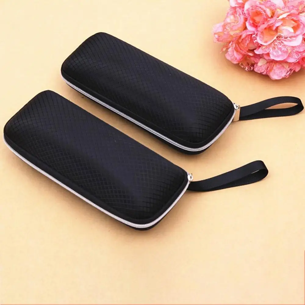 Glasses Storage Box Men Women Sunglasses Reading Glasses Case Travel Portable Hard Shell Zipper Eyeglasses Case With Hook