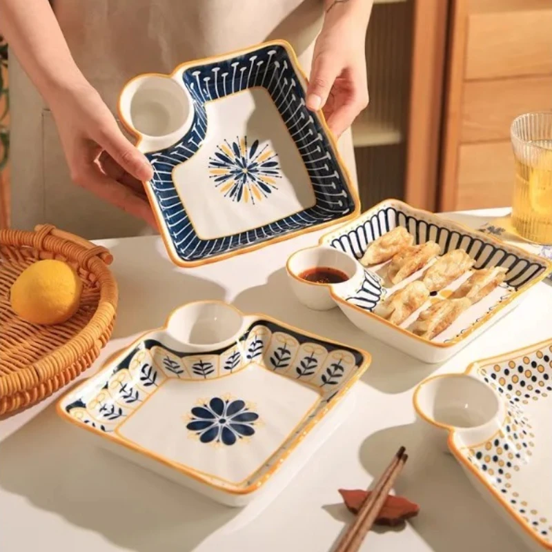 

Тарелка для пельменей для дома Детская тарелка для завтрака Высококачественная и красивая тарелка для пельменей Специальная тарелка Товары для дома