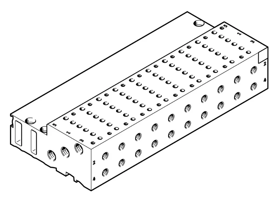 FESTO MHA2-PR10-5-M5 525131 Manifold New