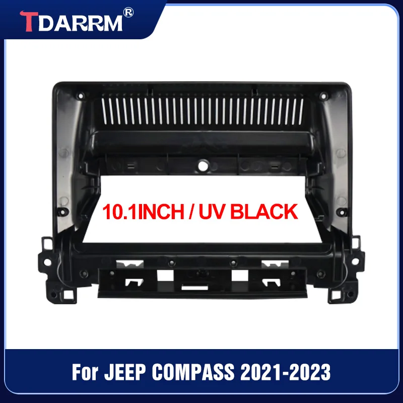 

10.1 Inch Car Radio Fascia Stereo Android GPS Multimedia Radio Panel Dashboard Frame Kit For JEEP COMPASS 2021-2023