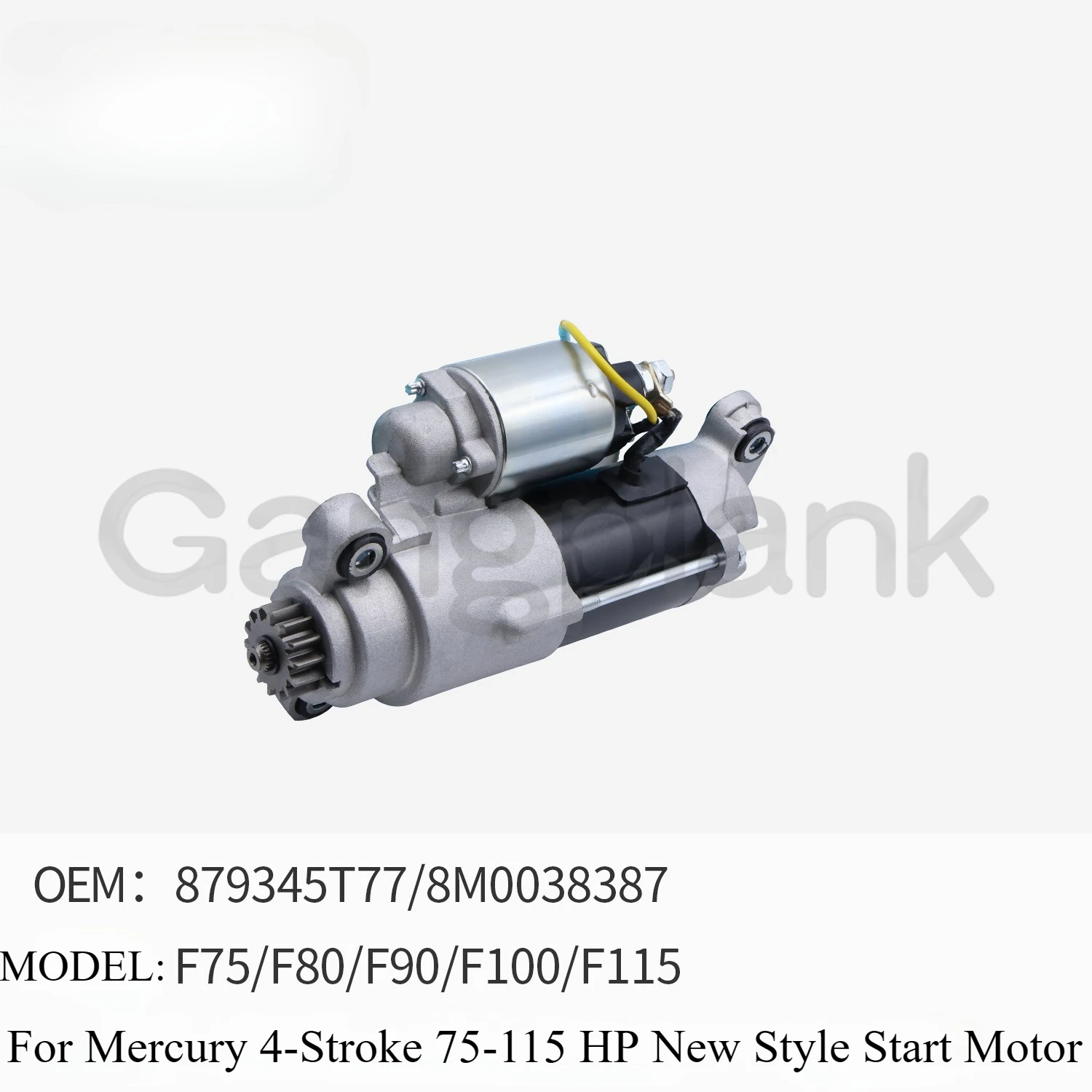 

879345 Т77 8М 0038387 Стартер для Mercury 4-тактный 75-115 HP F75 F80 F90 F100 F115, новый стиль, подвесной пусковой двигатель