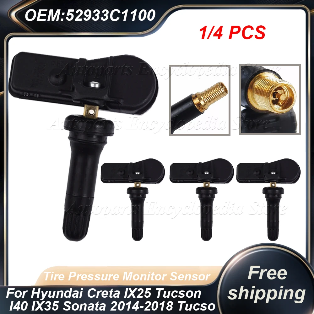 1/4PCS Tpms Tire Pr…