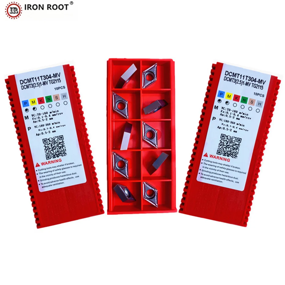 DCMT070202,DCMT11T302,DCMT11T304,DCMT11T308 EF,MV,HMP TG2115 CNC Lathe Turning Tool Carbide Turning Insert For SDJCR Steel