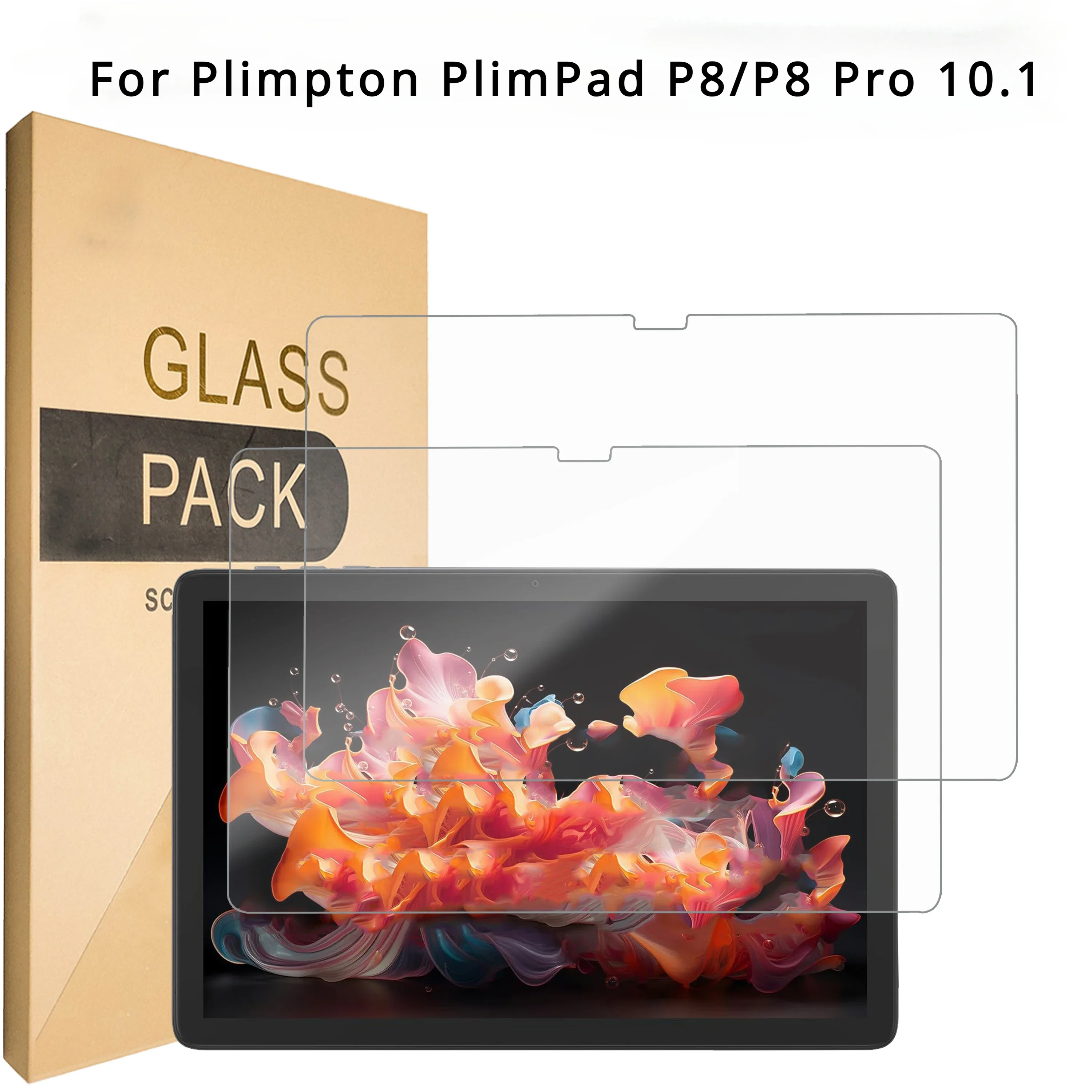 1/2/3PCS Temepred Glass for Plimpton PlimPad P8/P8 Pro 10.1 Protective Tablet Glass on Plimpton P8/P8 Pro 10.1 Screen Protector