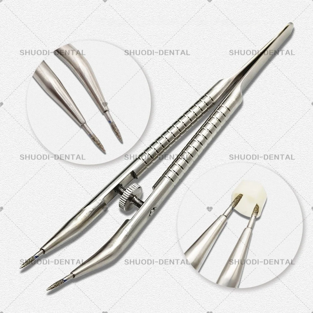 1pcs Lab Crown Spreader Remover Jacket Grip Forceps Crown Telescope Tweezer Jaw Lab Diamond Pin Plier