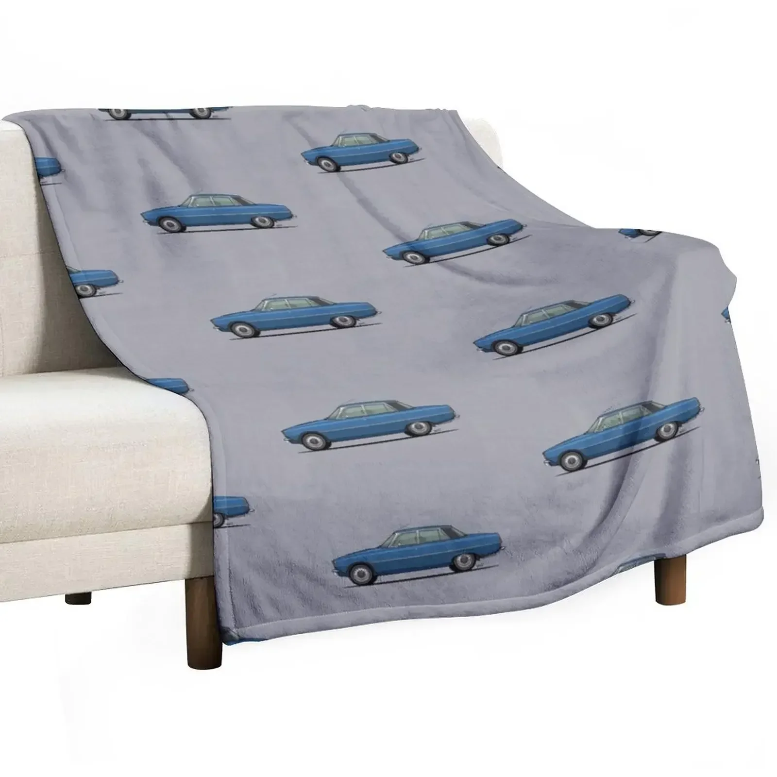 Rover P6 Single Illustration Throw Blanket Sofas Hair Multi-Purpose Warm Blankets