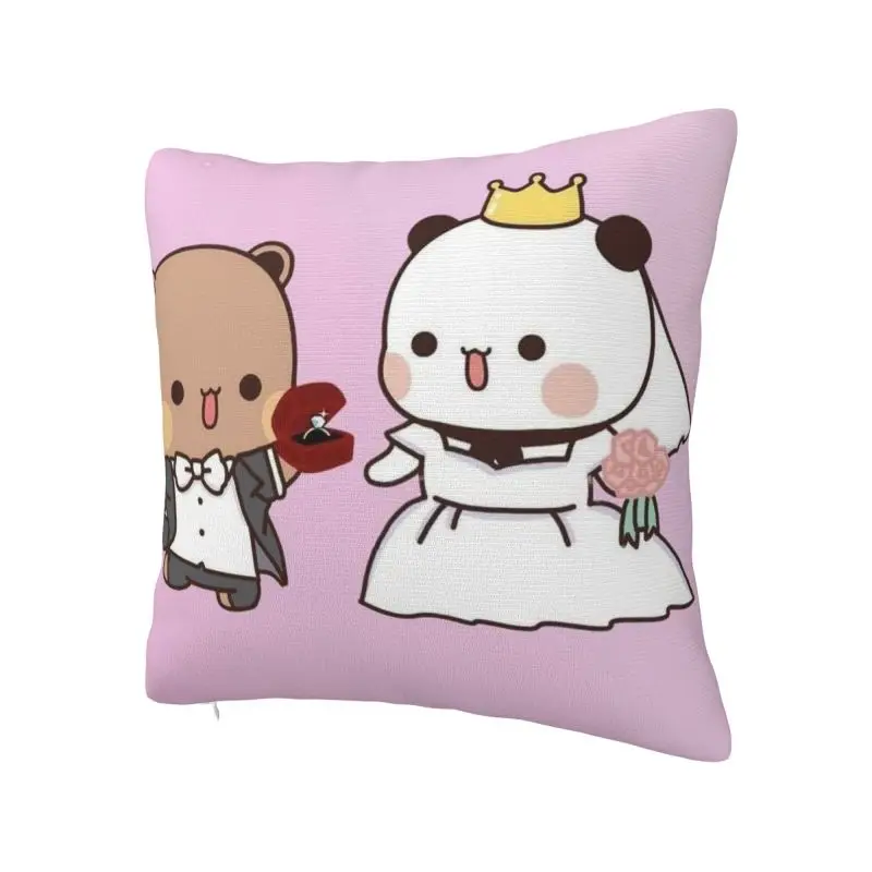 Custom Marry Bubu And Dudu Square Pillowcover Home Decorative Cushion Cover Throw Pillow for Sofa Double-sided Printing