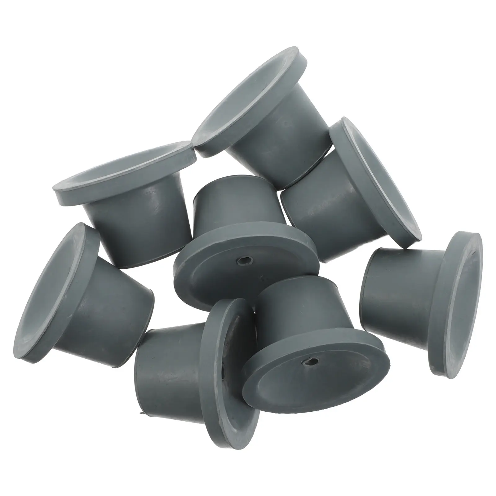 8Pcs Shower Chair Feet Pads Non-Slip Rubber Replacement for Bath Seat Commode Chair Walkers Step Stool Waterproof Safety Covers