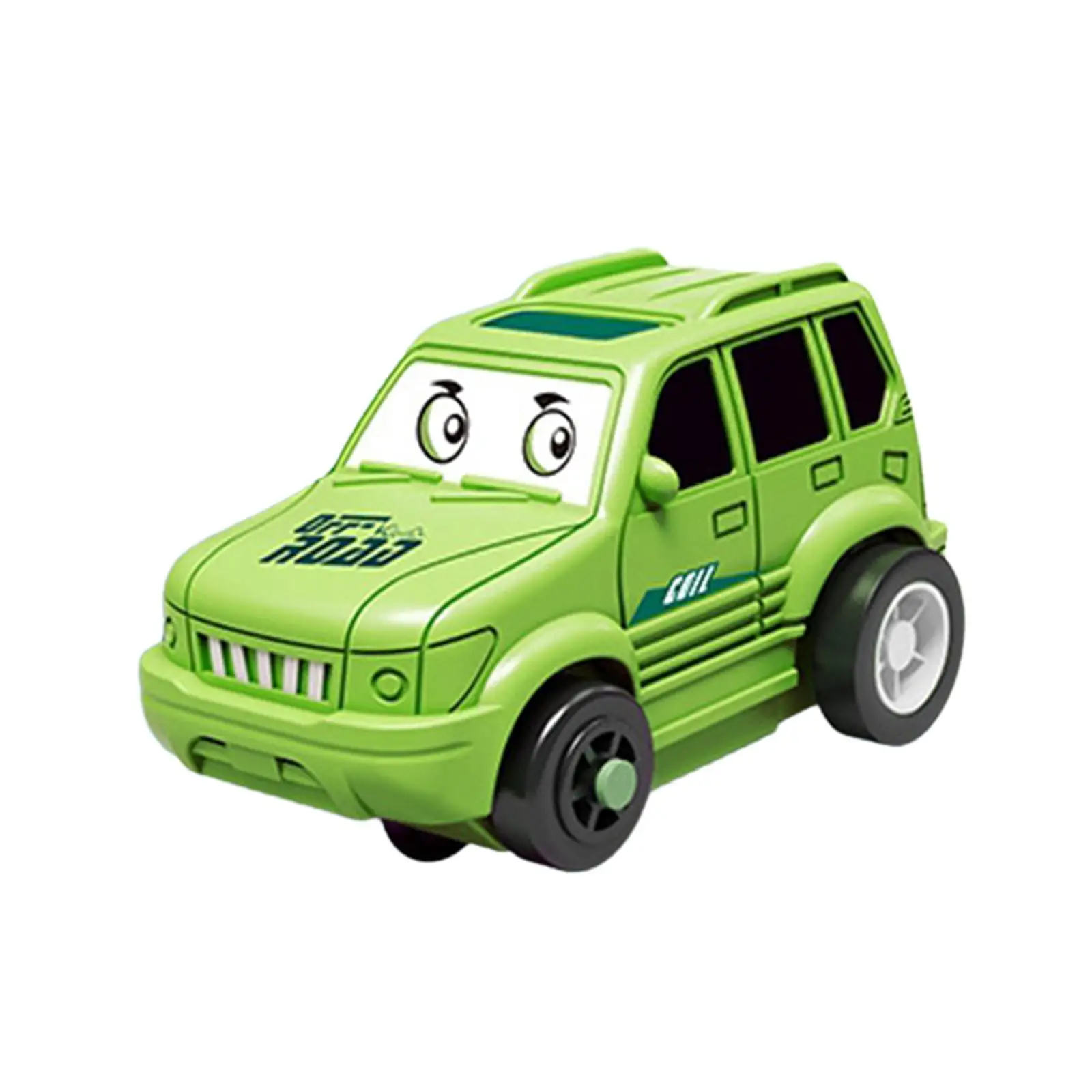 Kids Race Car Track Puzzle Toy with Electric Rail and Colorful Cartoon Design for Toddler Motor Skills Learning Fun