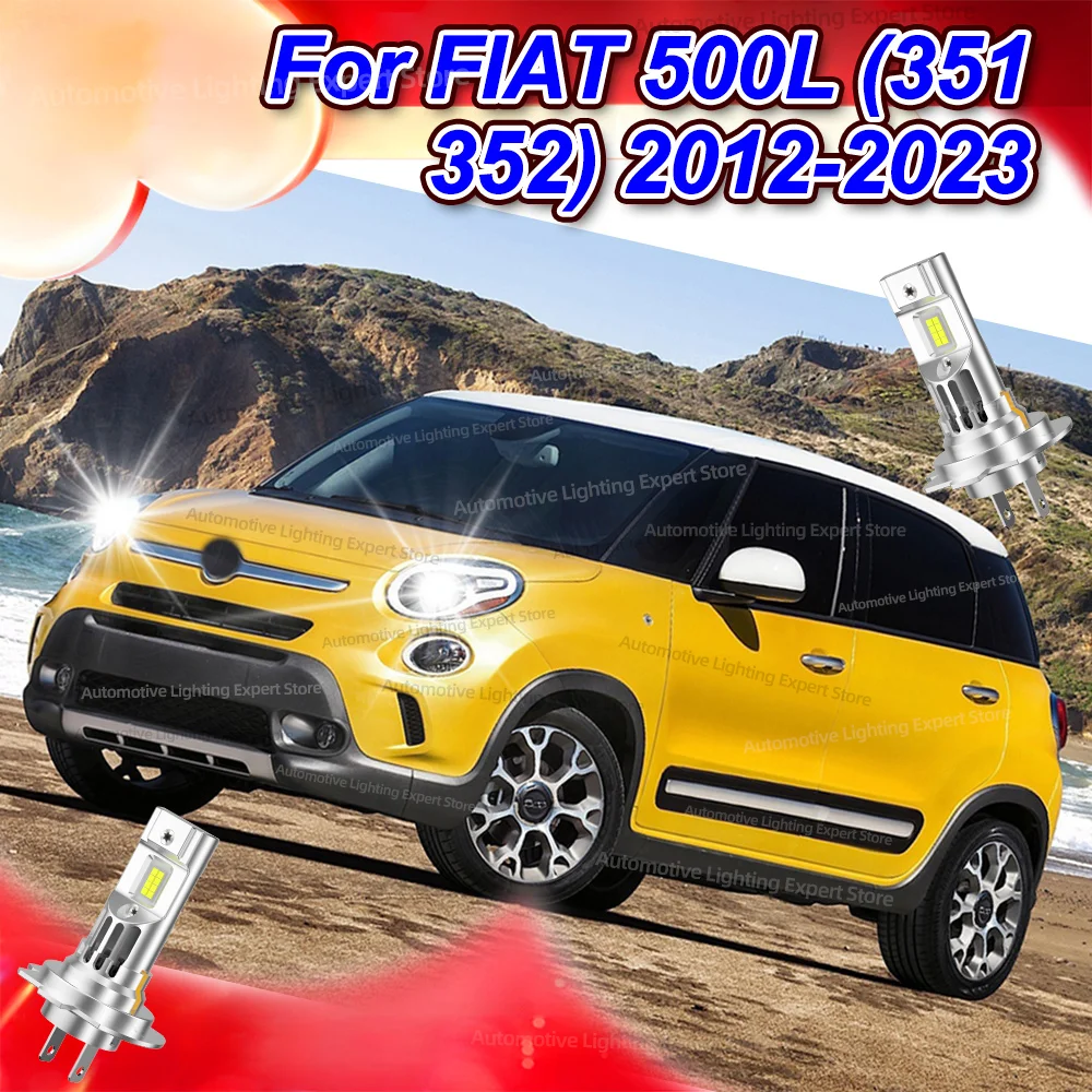 

30000LM LED Bulbs Headlight Auto Diode Lamps Canbus 6000K For FIAT 500L 351 352 2012-2023 2013 2014 2015 2016 2017 2018