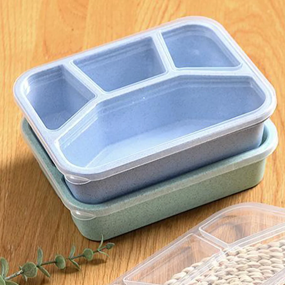 

3 шт., коробка для бенто, стильный дизайн, держатель для еды для домашнего использования на открытом воздухе с крышкой, ланч-бокс для бенто, многоразовые чехлы для обеда