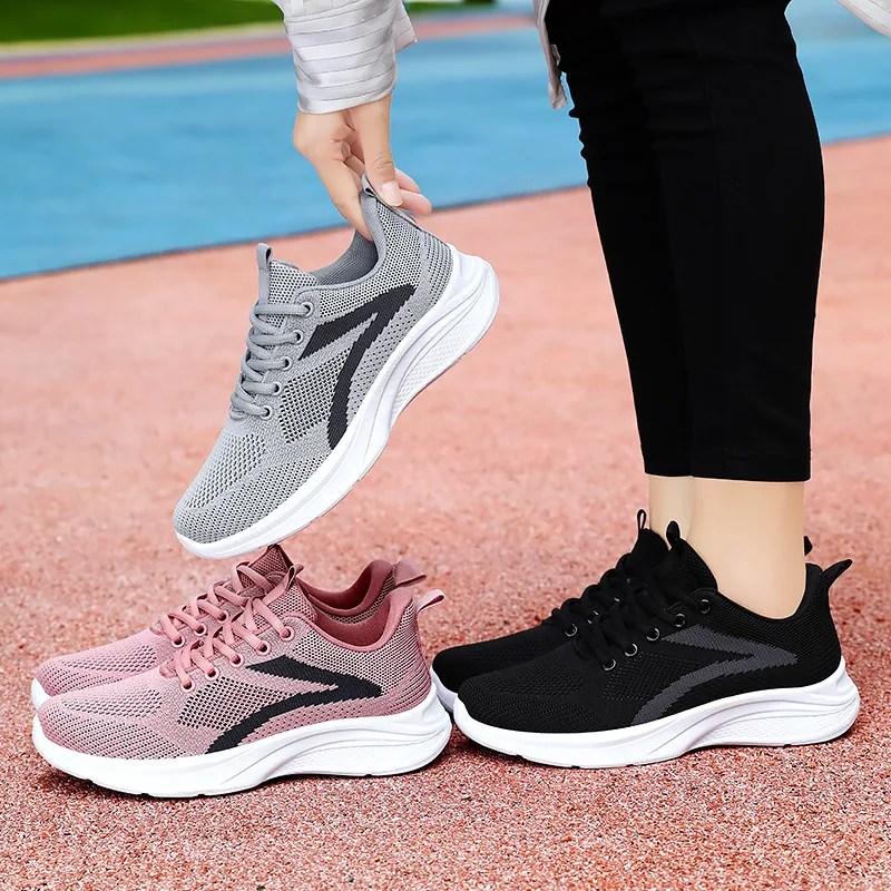 2024 Summer women's shoes Fashion casual lightweight running shoes sports Breathable comfortable casual women's shoes