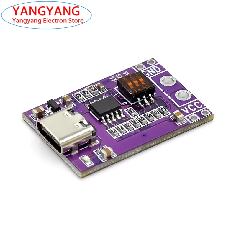 New PD/QC/AFC Fast Charge Decoy Trigger Support 5V 9V 12V 15V 20V Fixed Voltage Output Type-C USB For Phone Solar Quick Charger