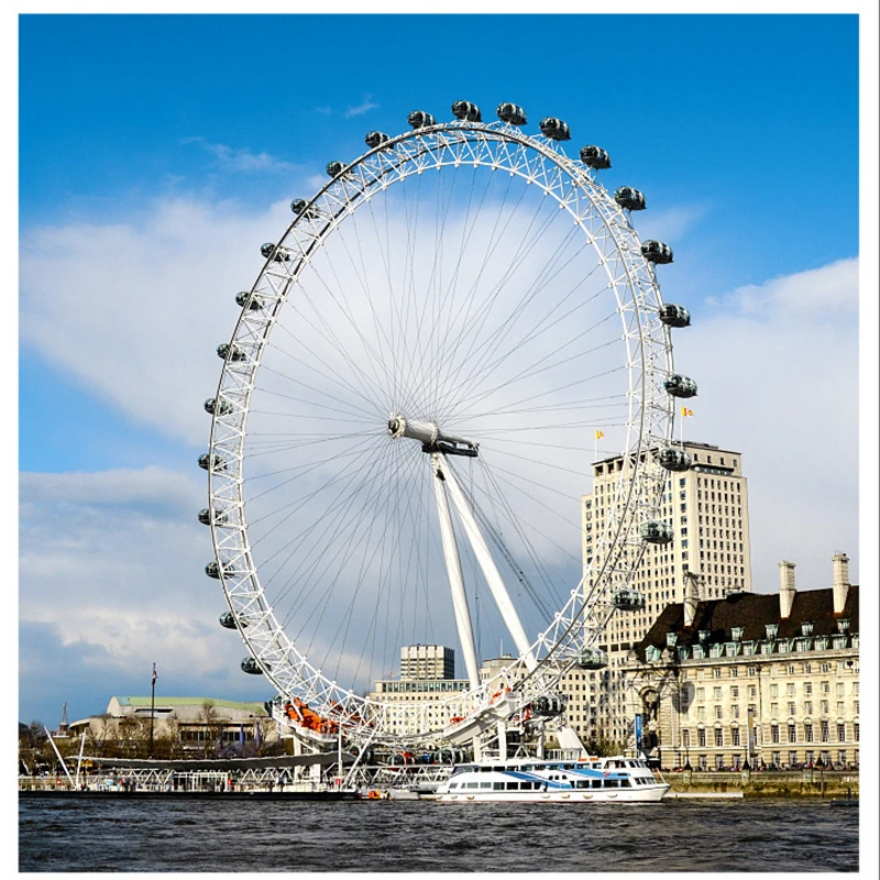LONDON EYE 빌딩 블록, MOC 브릭 세트 모델, DIY 조립 장난감 선물, 전문가 아이디어, 홈 데코