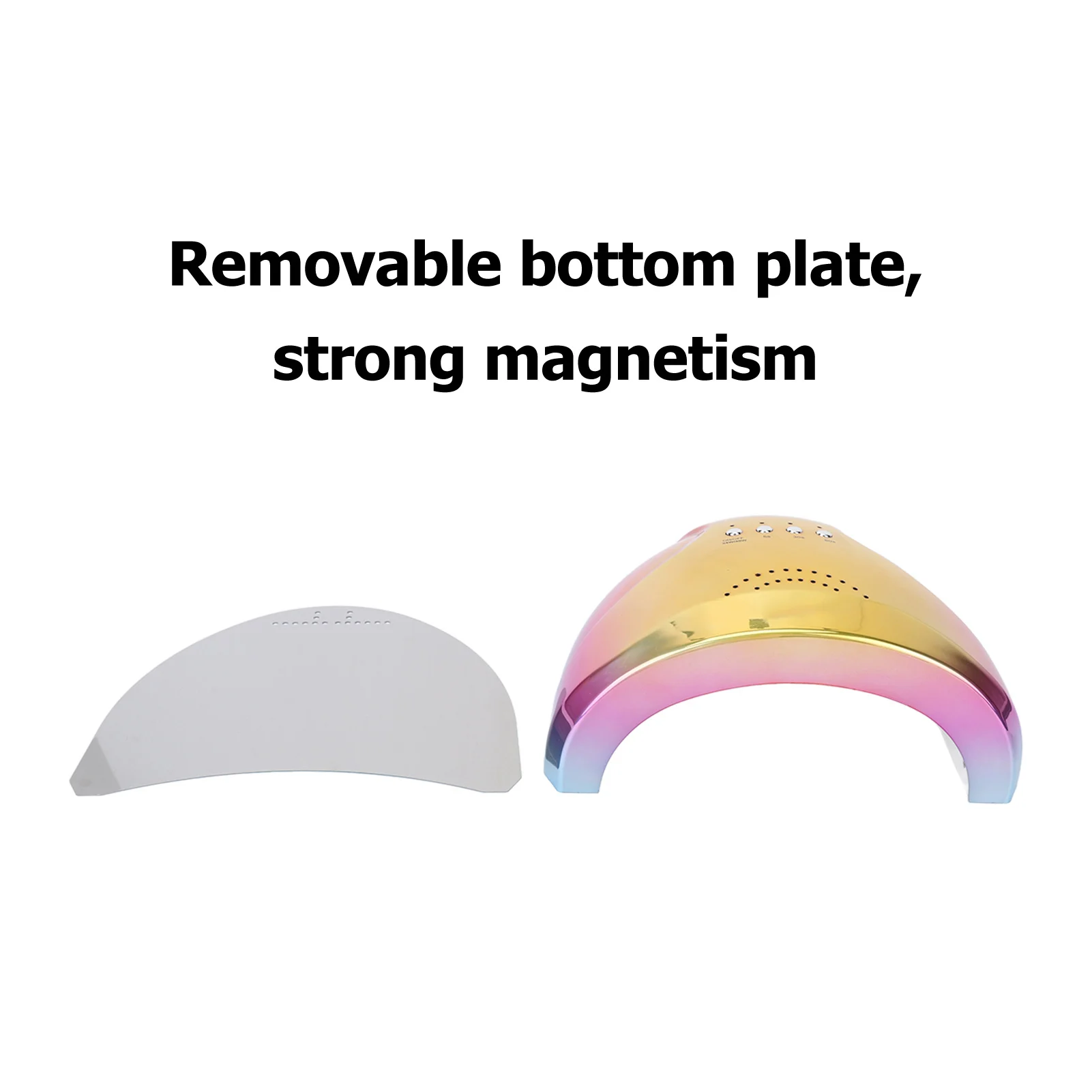 Lampada polimerizzante per gel per unghie Lampada per unghie a LED UV Lampada per unghie a LED UV 48W Doppia sorgente luminosa Asciugatrice per smalto gel a induzione intelligente a infrarossi