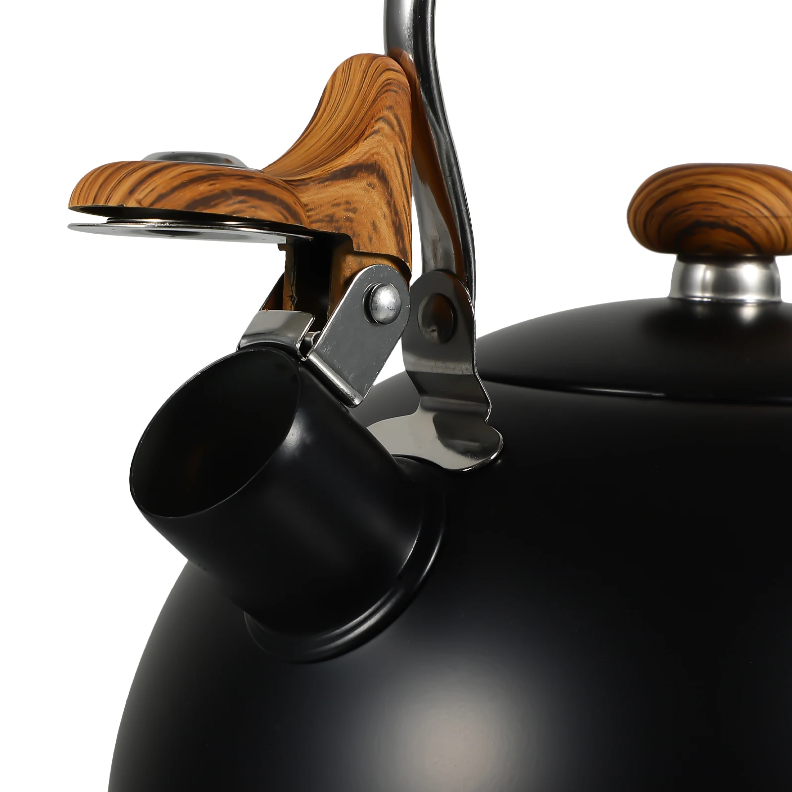 

2.5L Stainless Steel Whistling Teakettle Automatic Whistle Boiling Kettle For Home Office Coffee Cafe Use Kitchen Water Heating