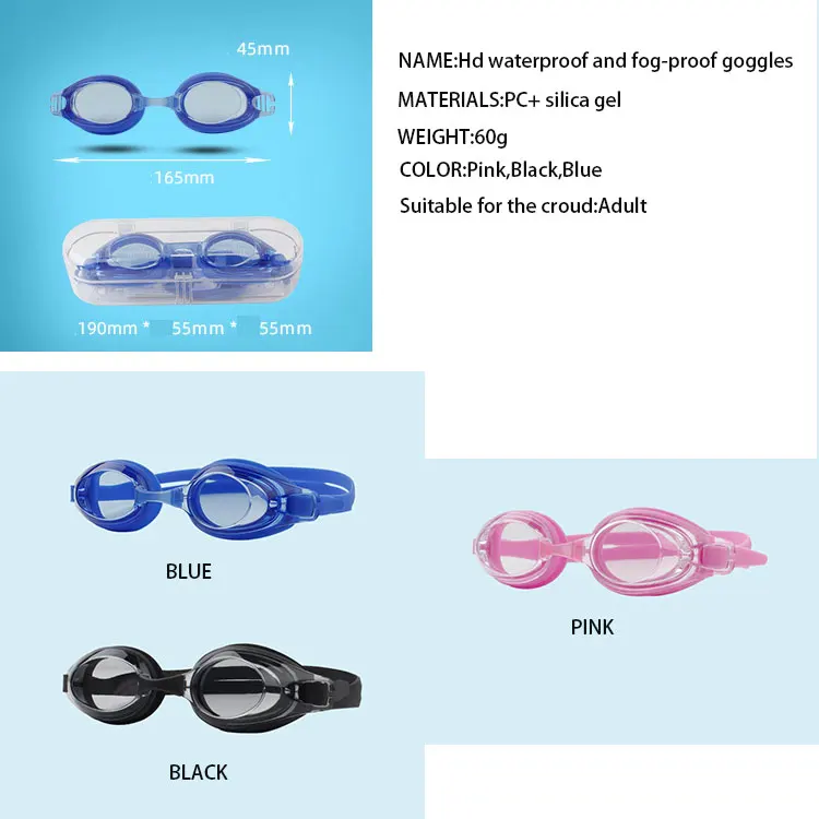 Professional Factory Custom Antifog Swim Goggles Kid Good Quality Swimming Goggles For Child And Adult Sports Eyewear