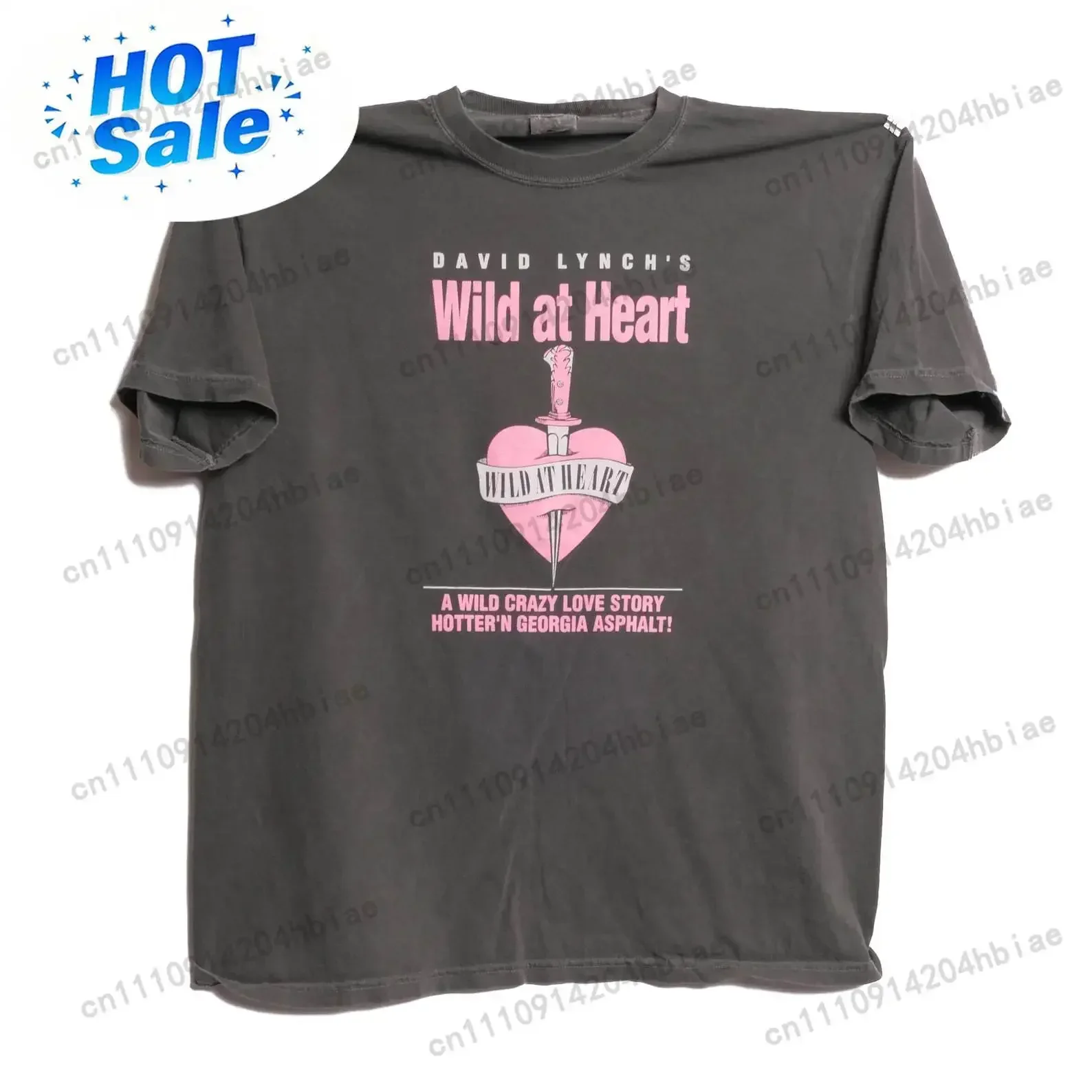 Wild At Heart Tee Shirt Hotter 'n Georgia Asphalt! David Lynch Film Nicolas Cage Twin Peaks Creator Criterion Tee Shirt - XL