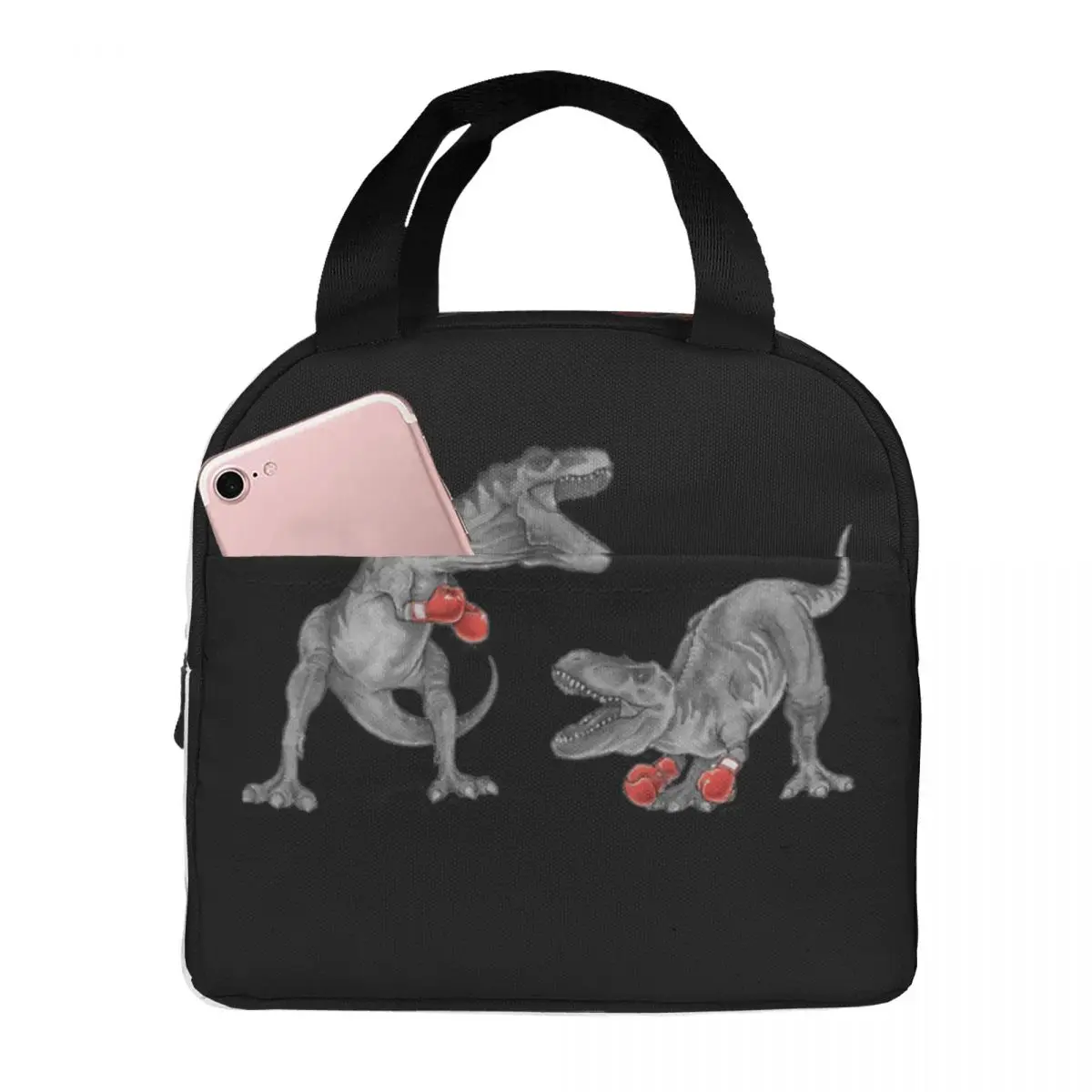 

T-REX BOXING Classic Racerback Waterproof Oxford Portable Thermal Lunch Bags Box Picnic Food Bag Multifunction