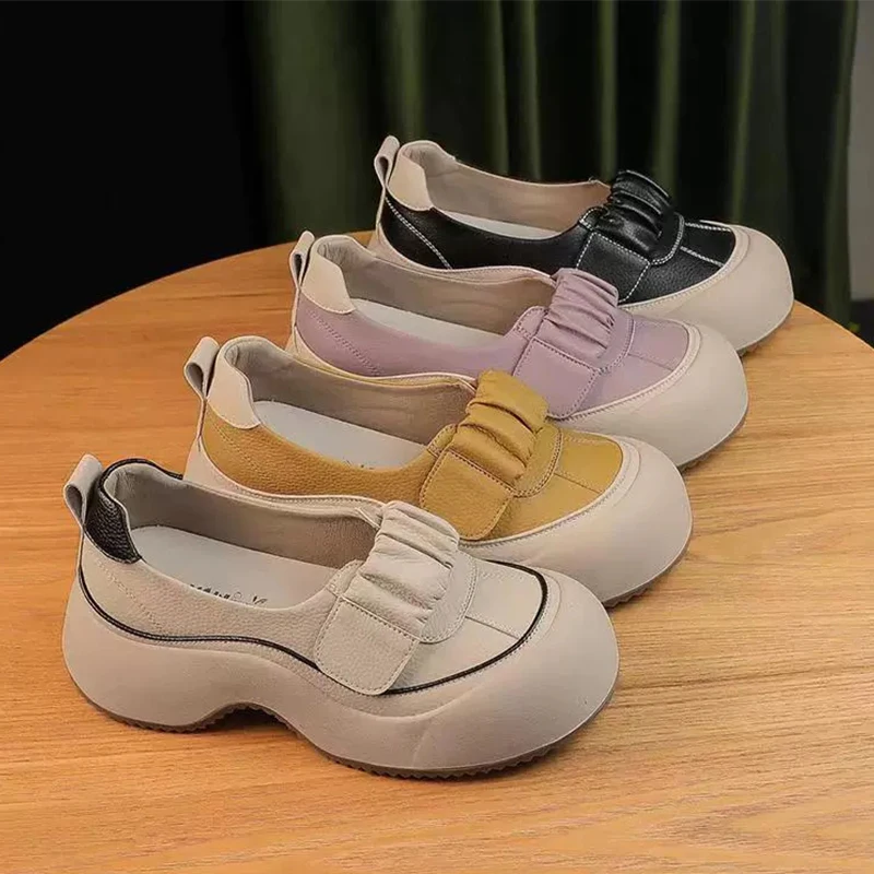 

Flats Women Sport Shoes Walking Platform Casual Sneakers Designer Cozy Autumn Shoes 2024 Dress Running Fashion Chaussure Femme