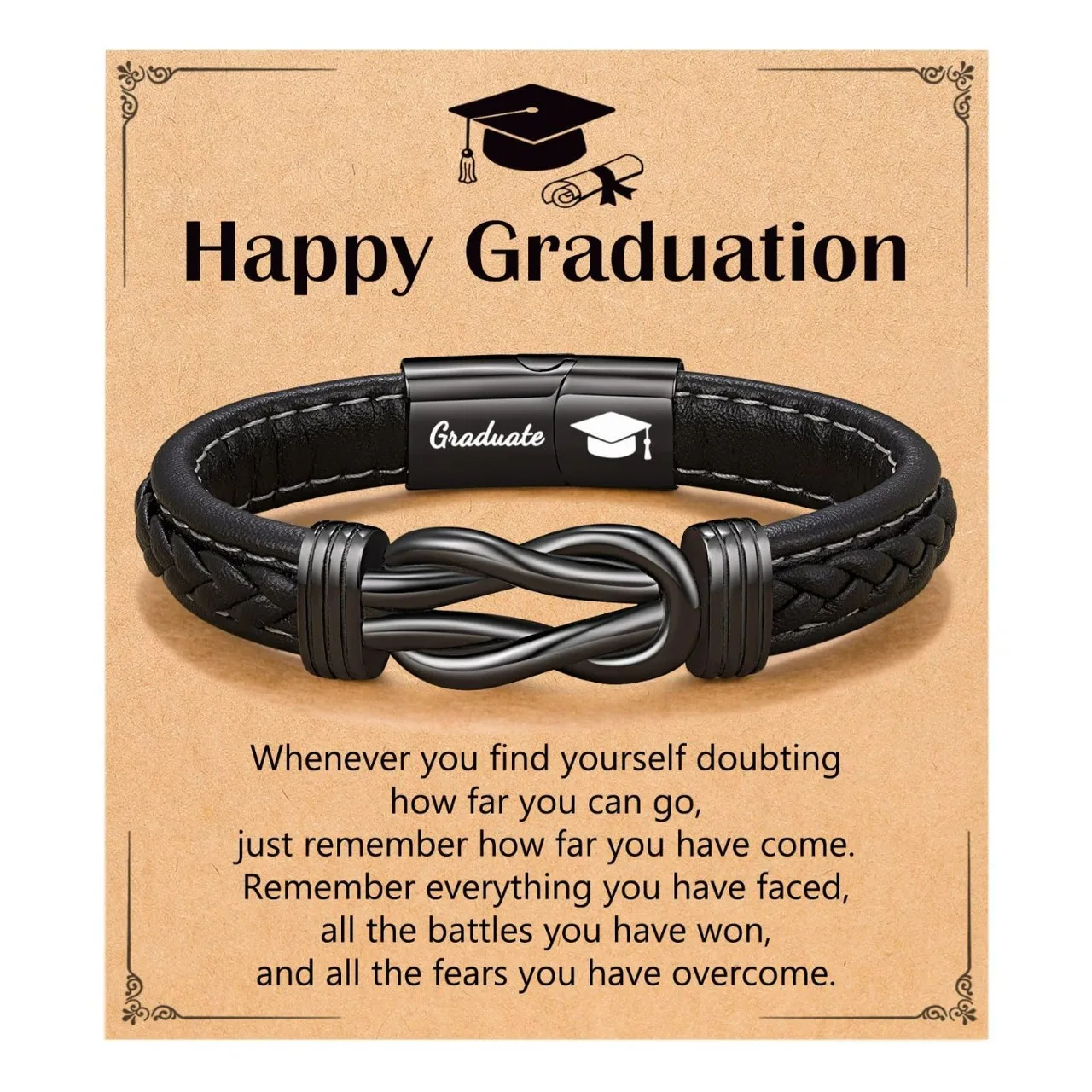 Men's Leather Brace… - image