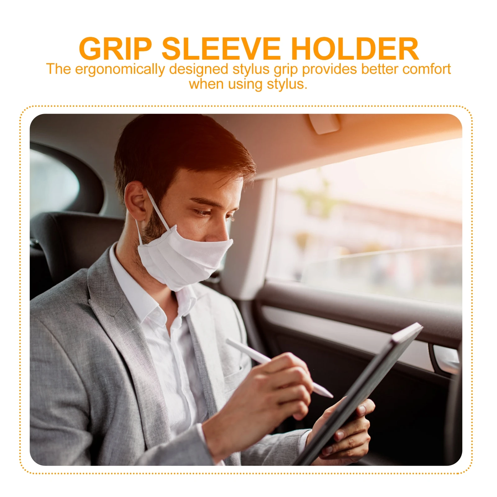 

3pcs Silicone Grip Case Ergonomic Protective Sleeve For Pencil 1 Soft Stylus Holder Non-Slip Desk Use Easy Install