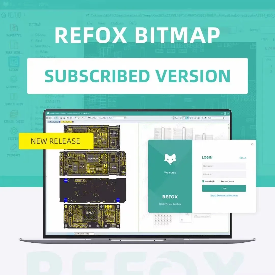 REFOX Schematic Diagram Block Diagram Bitmap Support 2000 Models For Phones Motherboard Repair