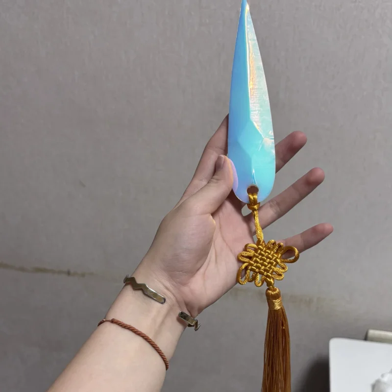 CyAnime KPop HUNTR/X Zoey Cosplay Prop  Do Gooder Zoey Colorful Laser Film Magical Knife Throwing Demon Hunter For Halloween Par - view 6