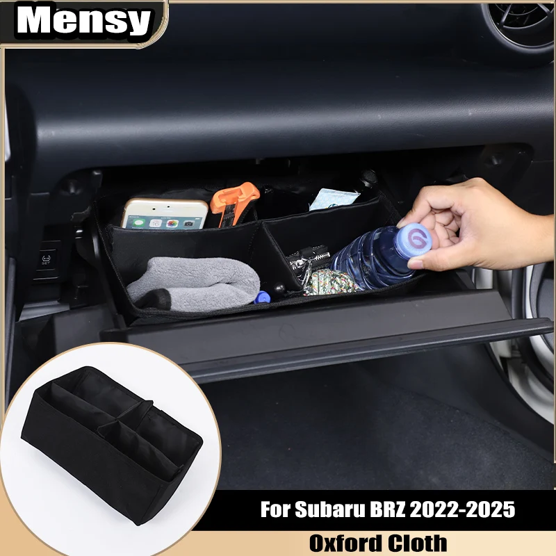 

Co-Driver Storage Box Divider Storage Bag For Subaru BRZ 2022-2025 Glove Box Stowing Tidying Interior Car Accessories