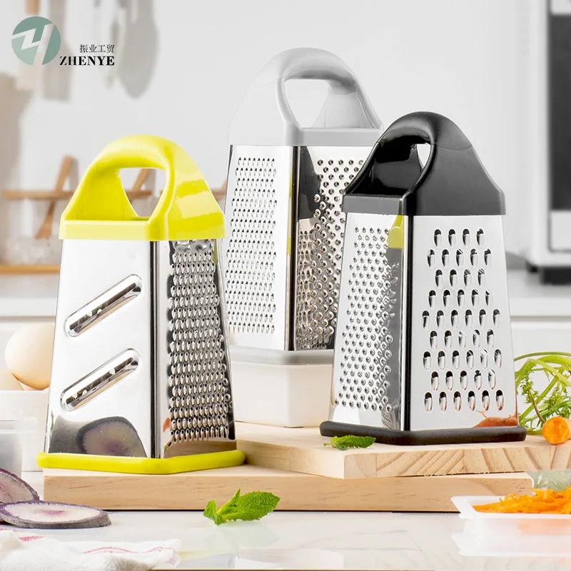 Multipurpose Grater Vegetable Slicer Four-Side Box Grater Stainless Steel Potato & Radish Slicer Garlic Grinder Kitchen Gadgets