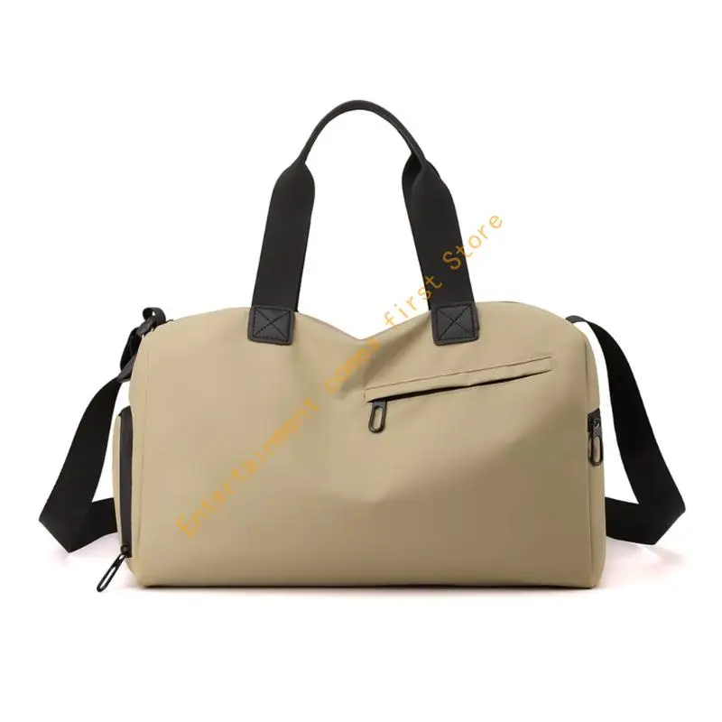 Gym Storage Sports Bag for Swimmers and Travel Use, Polyester Training Carry with Shoulder Strap and Pocket Layout 55KD