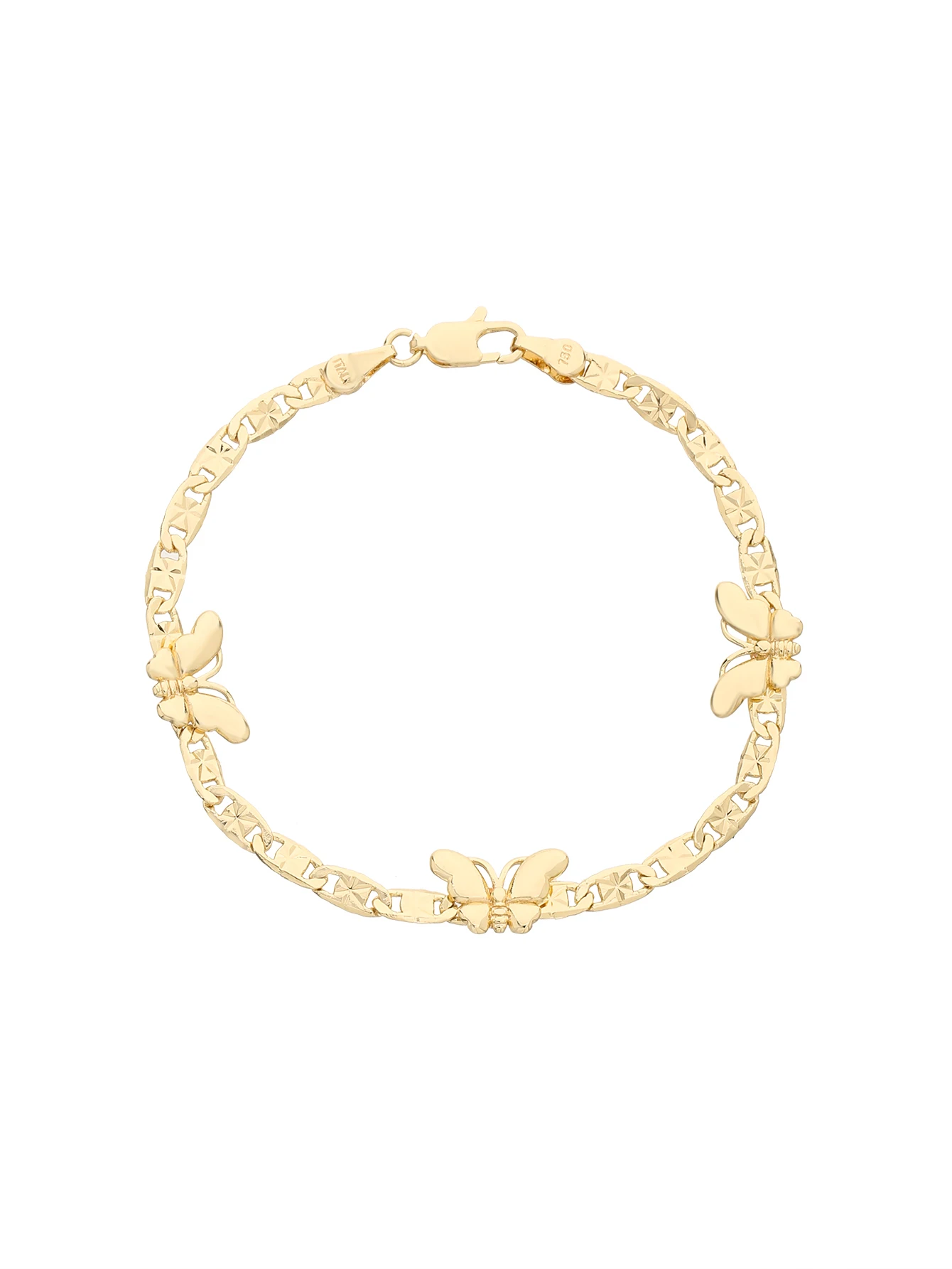 FanSibao Golden Butterfly Bracelet Women's Bohemian Style Jewelry Gift Giving Girls Holiday Gifts