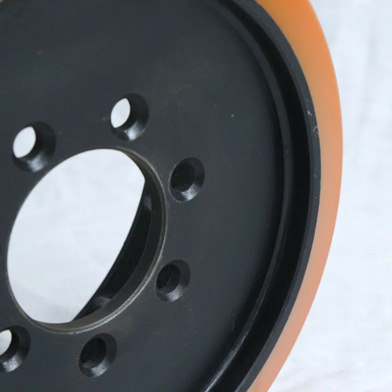 Applicable Linde forklift drive wheel electric forklift 343 * 135PU polyurethane wheel bearing wheel