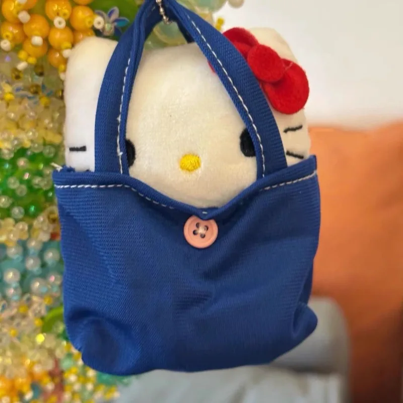 Kawaii Sanrio Hello Kitty Leuke Tas Serie Pluche Pop Rugzak Hanger Pluche Pop Hanger Meisje Anime Festival Verjaardagscadeau