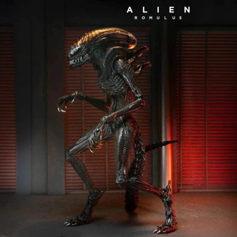 alien-romulus-action-figure-scorched-xenomorph-pvc-model-toy-collectible-doll-with-accessories-movie-horror-gift-for-men-fans