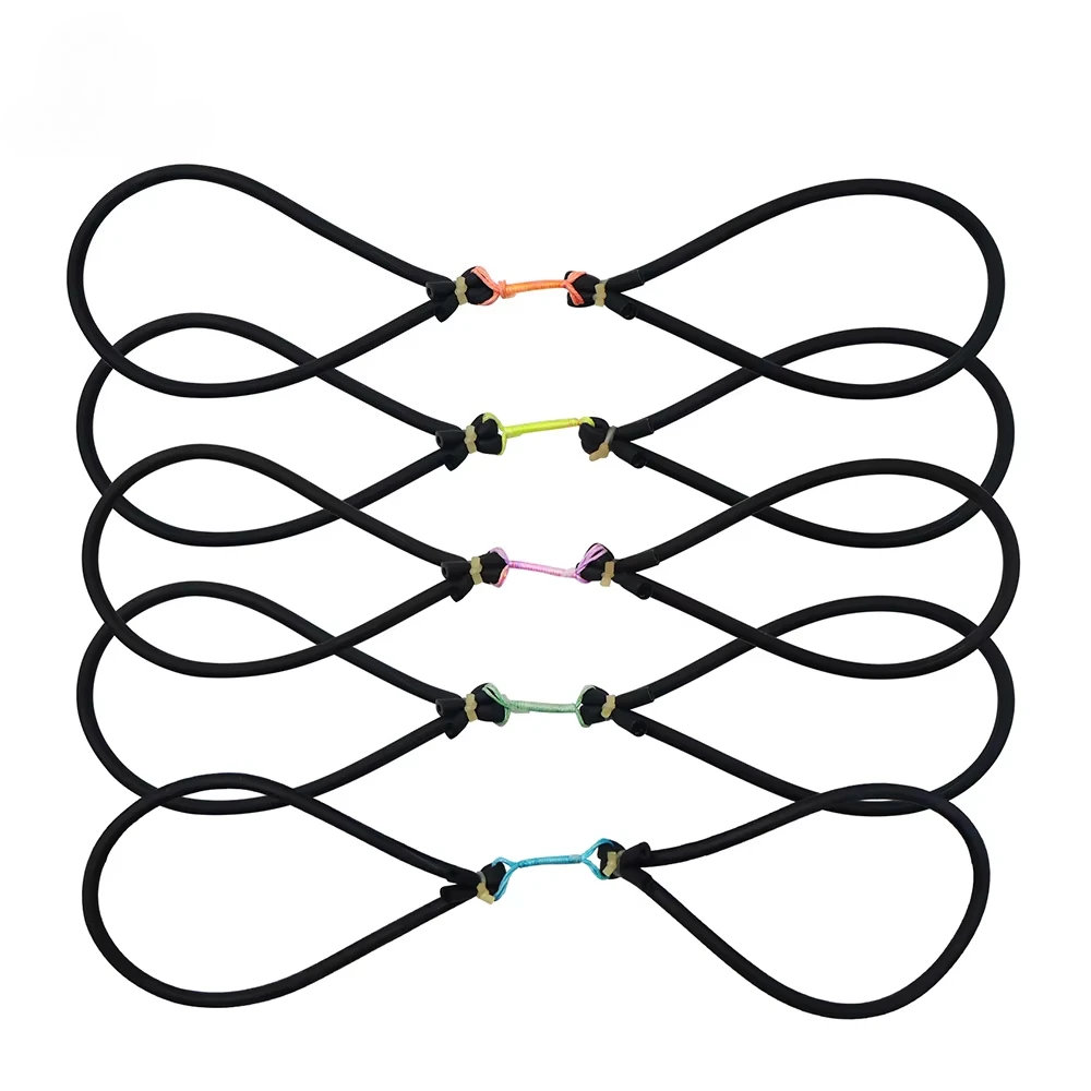 5pcs High-tension Slingshot with Rubber Band Arrow Launch Professional Hunting Slingshot Accessories