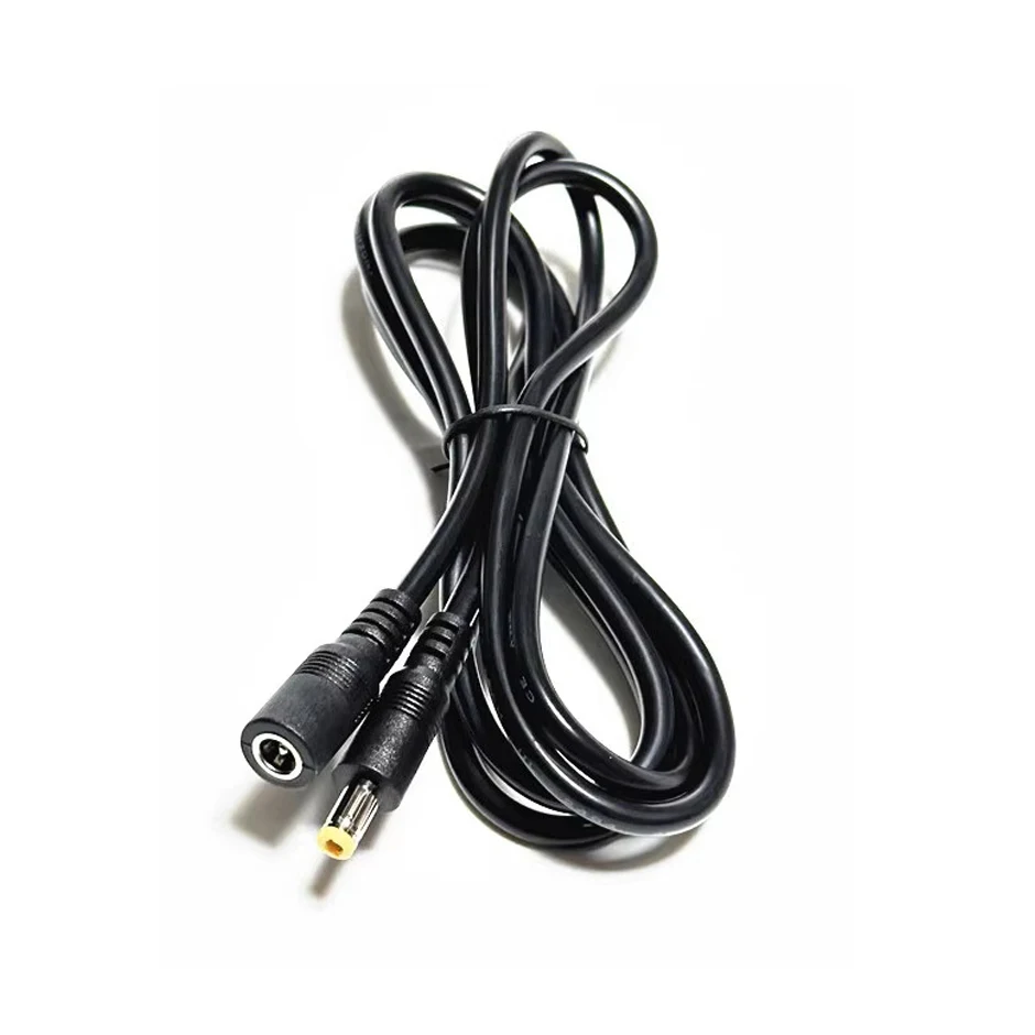 تيار مستمر موصل الطاقة كابل توصيل 5.5x2.5 مللي متر ذكر إلى شاحن أنثي 18AWG تمديد وصلة كابل ل كاميرا تلفزيونات الدوائر المغلقة LED قطاع ضوء