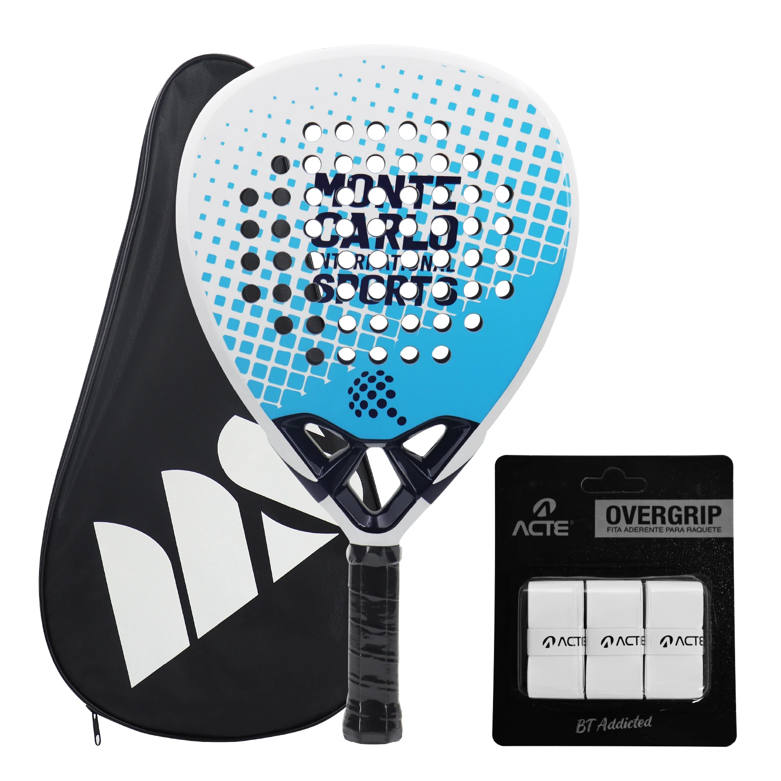 

Paddle Racket Adult Prefessional P90 18K Carbon Fiber Soft EVA Face Tennis Paddle Racquet Racket with Padle Bag Cover
