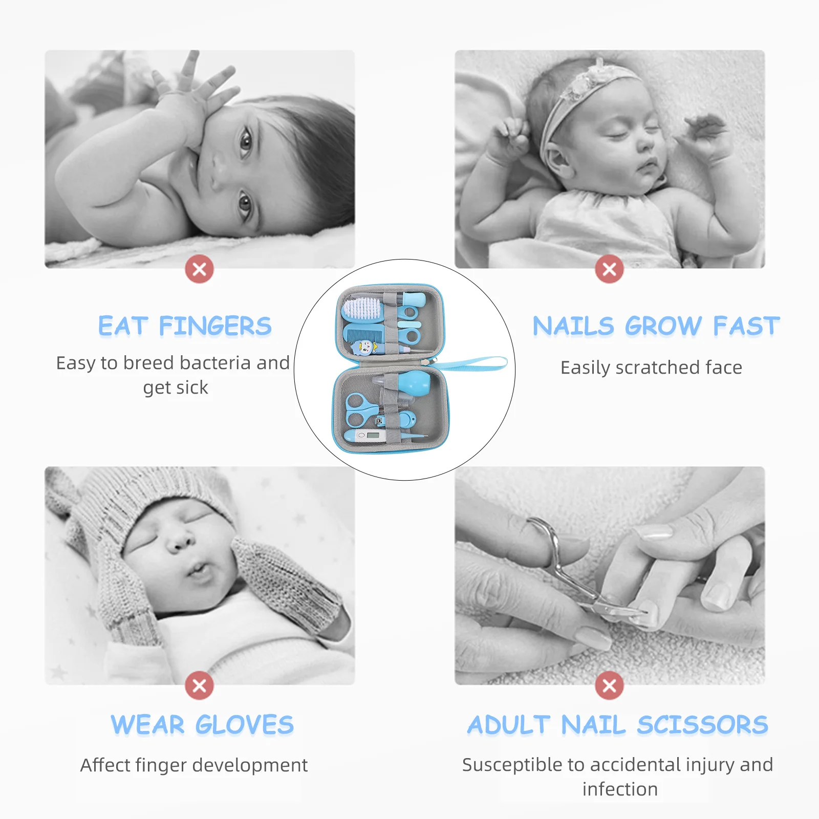 

1 комплект, безопасный детский набор инструментов для полировки ногтей, детские триммеры для ногтей, детский набор для маникюра и педикюра, высококачественный прочный материал