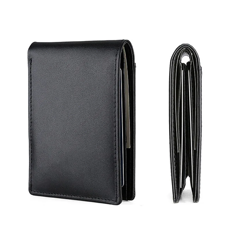 Men's Leather Wallet RFID PU Leather Wallet Minimalism Credit Card Holder Mini Women's Wallets